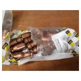 NIBCO & VIEGA PressSystem Copper Fittings - (27) 3/4" 90° Street Elbows, (13) 3/4" x 1/2" Reducers, (22) 3/4" x 1/2" Reducers (FTG x Press), (6) 3/4" Caps