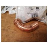 NIBCO & VIEGA PressSystem Copper Fittings - (14) 1-1/4" 90° Street Elbows (FTG x Press)