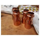 NIBCO & VIEGA PressSystem Copper Fittings - (16) 1-1/4" x 1/2" Reducer (FTG x Press), (5) 1-1/4" x 3/4" Reducer (FTG x Press), (4) 1-1/4" x 1" Reducer (FTG x Press), (2) 1-1/4" Coupling