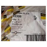 VIEGA ProPress Copper Fittings -  (4) 3" Couplers, (2) 3" 45° Elbows, (1) 3" x 3" (MPT x Press), (1) 3" x 2" Reducer, (1) 3" x 2-1/2" Reducer, (1) 3" x 3" x 1" Reducing Tee & (1) 3" x 3" x 1/2" Reduc