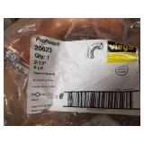 NIBCO, Apollo & VIEGA PressSystem Copper Fittings - (3) 2" x 2" x 1" Reducing Tees, (2) 2-1/2" x 2" Reducing Coupler (FTG x Press), (1) 2-1/2" 90° Elbow, (1) 1-1/4" x 1" x 1" Tee, (1) 2-1/2" x 2" Red