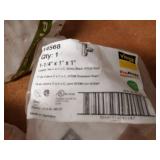 NIBCO, Apollo & VIEGA PressSystem Copper Fittings - (3) 2" x 2" x 1" Reducing Tees, (2) 2-1/2" x 2" Reducing Coupler (FTG x Press), (1) 2-1/2" 90° Elbow, (1) 1-1/4" x 1" x 1" Tee, (1) 2-1/2" x 2" Red