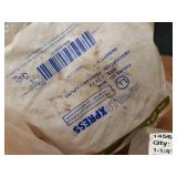 NIBCO, Apollo & VIEGA PressSystem Copper Fittings - (3) 2" x 2" x 1" Reducing Tees, (2) 2-1/2" x 2" Reducing Coupler (FTG x Press), (1) 2-1/2" 90° Elbow, (1) 1-1/4" x 1" x 1" Tee, (1) 2-1/2" x 2" Red