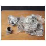 Lot of (30) Steel Pipe Fittings - 1-1/2" 45° Elbows