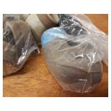 Lot of (23) Steel Pipe Fittings - (8) 2" Caps, (7) 2" 45° Street Elbows, (6) 2" Couplers, (2) 2" 90° Street Elbows