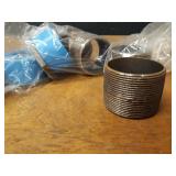 Lot of (26) Steel Pipe Fittings - (18) 3" Close Nipples, (2) 3" Nipples, (4) 3-1/2" Close Nipples, (2) 3-1/2" x 3" Bushings