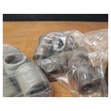 Lot of (29) Steel Pipe Fittings - (15) 1-1/4" x 1/2" x1-1/4" Reducing Tees, (7) 1-1/4" x 1" x 1" Reducing Tees, (3) 1-1/4" x 3/4" x 1-1/4" Tees, (4) 1-1/4" x 1" x 1-1/4" Tees