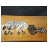 Lot of (89) Steel Pipe Fittings - (20) 3/4" 45° Elbows, (21) 3/4" 45° Street Elbows, (29) 3/4" x 1/8" Bushings, (9) 3/4" x 1/4" Bushings, (10) 3/4" x 1/2" Bushings