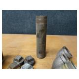 Lot of (35) Steel Pipe Fittings - (12) 2" Plugs, (5) 2" 45° Elbows, (6) 2" x 5-1/2" Nipples, (4) 2" x 4-1/2" Nipples, (2) 2" x 4" Nipples, (3) 2" x 5" Nipples, (2) 2" x 6" Nipples & (1) 2" x 10" Nipp