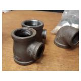 Lot of Assorted 2" to 1" Steel Pipe Fittings