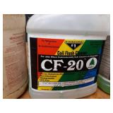 Jugs of Coil Cleaner, Coil Flush, Lime Scale & Rust Remover