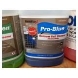 Jugs of Coil Cleaner, Coil Flush, Lime Scale & Rust Remover