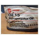 (3) Partial Jugs of Mineral Oil and Bottle of Vacuum Pump Oil