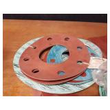 Large Lot of Pipe & Flange Pipe Gaskets - From about 3" to 6" Pipe
