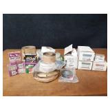 Lot of Assorted HVAC Acid Test Kits, Glo-Stick Capsules, Foam Tape and More