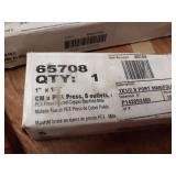 Lot of (4) VIEGA PureFlow System Copper 8-Outlet Manifolds