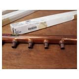 Lot of (4) VIEGA PureFlow System Copper 8-Outlet Manifolds