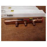 Lot of (4) VIEGA PureFlow System Copper 3-Outlet Manifolds