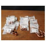 Large Lot of CONEX Refrigeration 7/8" Copper Press Fittings