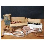 Lot of Copper Fittings, Copper P-Traps, Pipe Clamps and More