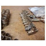 Lot of (85) VIEGA PEX & ProPress Brass Reducing Tees, Couplers and More