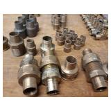 Lot of (85) VIEGA PEX & ProPress Brass Reducing Tees, Couplers and More