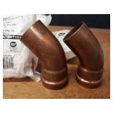 NIBCO PressSystem Copper Fittings - (6) 2" 45° Elbows (FTG x Press)