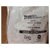 NIBCO PressSystem Copper Fittings - (6) 2" 45° Elbows (FTG x Press)