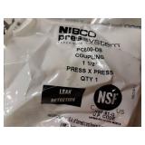 NIBCO PressSystem Copper Fittings - (12) 1-1/2" Couplers