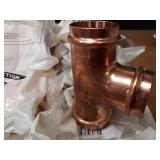 NIBCO PressSystem Copper Fittings - (6) 2" x 2" x 2" Tees