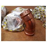 VIEGA ProPress Copper Fittings - (5) 2" Couplers, (4) 2" 45° Elbows & (3) 2" x 2" x 2" Tees