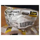 VIEGA ProPress Copper Fittings - (5) 2" Couplers, (4) 2" 45° Elbows & (3) 2" x 2" x 2" Tees