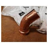 NIBCO PressSystem Copper Fittings - (10) 1-1/2" 45° Elbows (FTG x PRESS)
