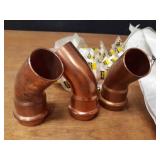 NIBCO & VIEGA PressSystem Copper Fittings - (10) 1-1/2" 45° Elbows (FTG x PRESS)