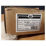 Lot of (2) Milwaukee Valve Co. 2" (Press x Press) Brass Ball Valves