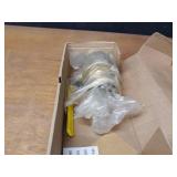 Lot of (2) Milwaukee Valve Co. 2" (Press x Press) Brass Ball Valves