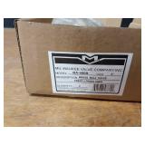 Lot of (2) Milwaukee Valve Co. 2" (Press x Press) Brass Ball Valves