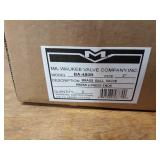 Lot of (2) Milwaukee Valve Co. 2" (Press x Press) Brass Ball Valves