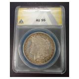 1878-S Morgan Dollar - AU55