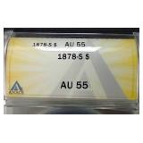 1878-S Morgan Dollar - AU55