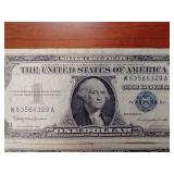 4 Silver Certificate $1 Notes