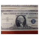 4 Silver Certificate $1 Notes