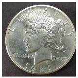 1921 Peace Dollar - Key Coin!