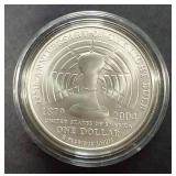 2004 Thomas Edison 90% Silver Dollar