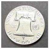 1957 Proof(?) Franklin Silver Half Dollar