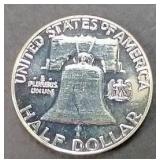 1957 Proof(?) Franklin Silver Half Dollar