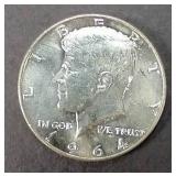 1964 Kennedy 90% Silver Half Dollar