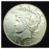 1927-S Peace Dollar