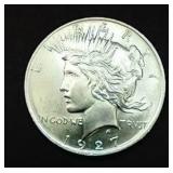 1927-D Peace Dollar