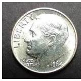 1964 Silver Roosevelt Dime